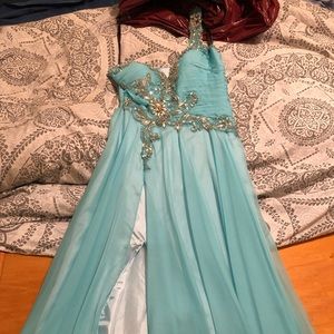 Blue Prom Dress